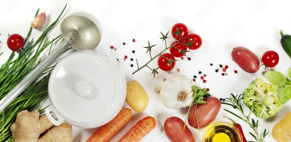 Ingredients for soup