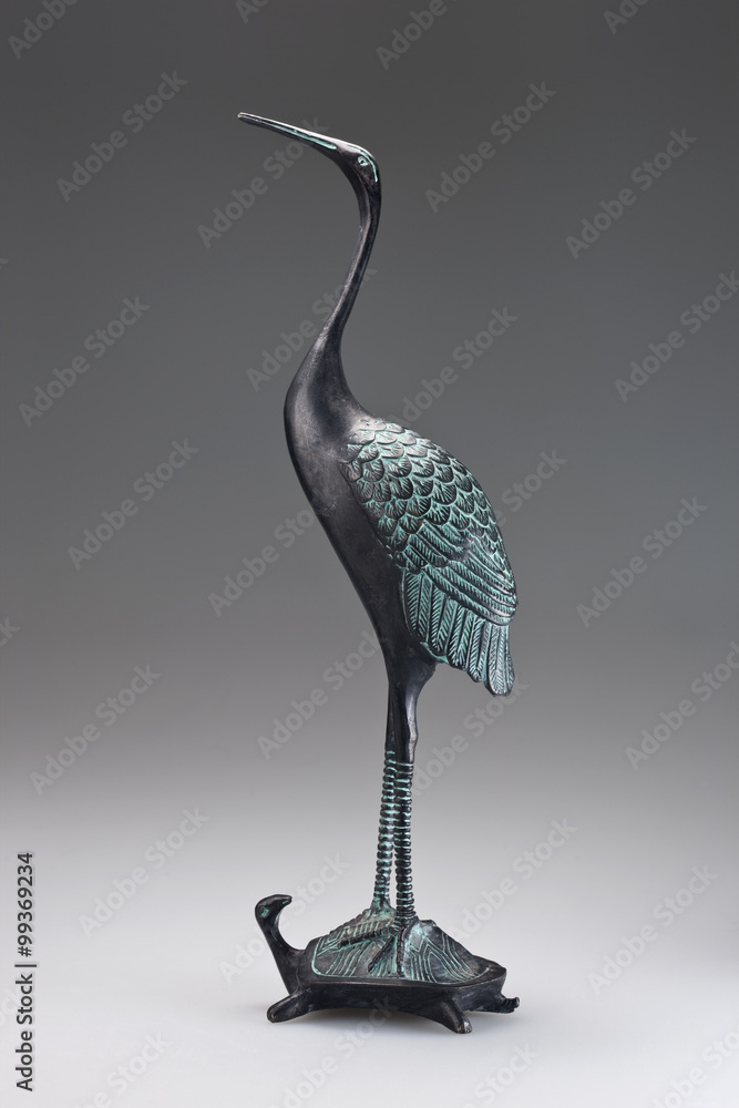 中国鸟类雕像
