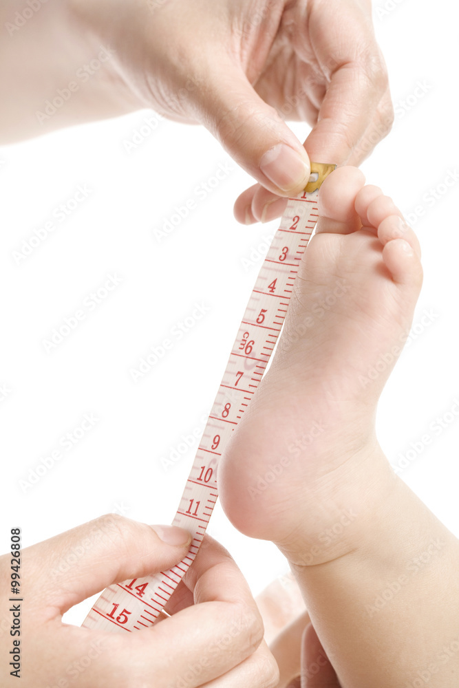 婴儿足部测量