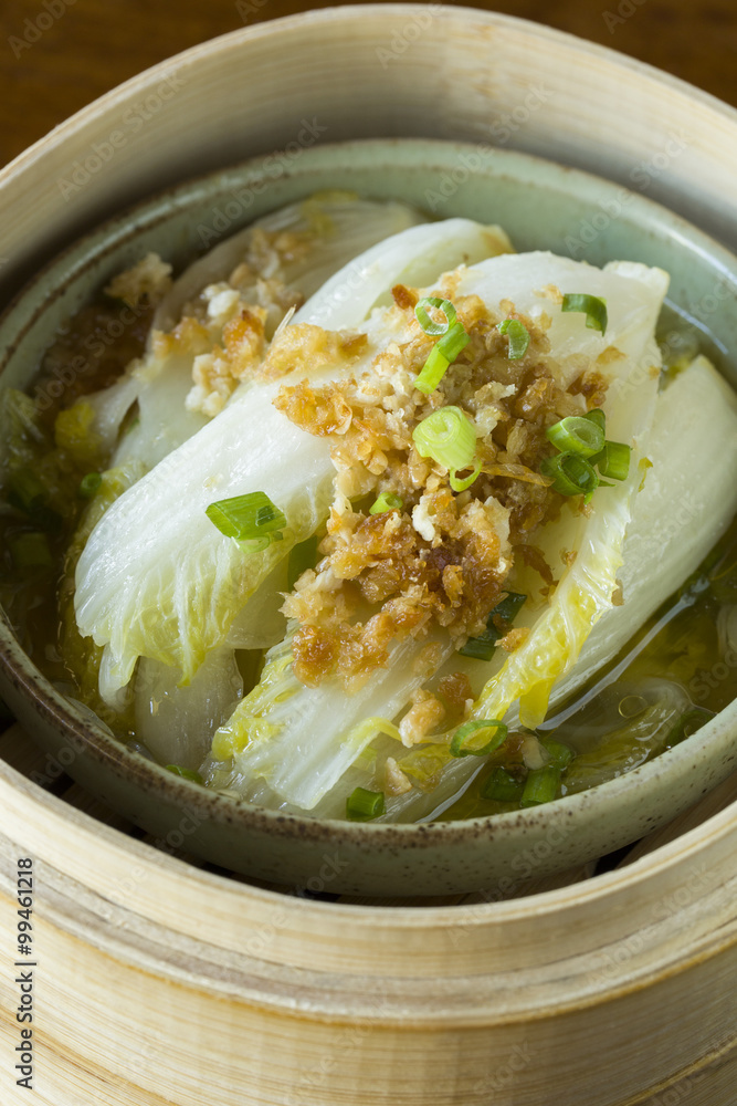 Chinese cuisine baby cabbage