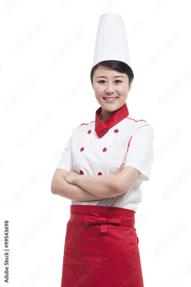 Portrait of female cook