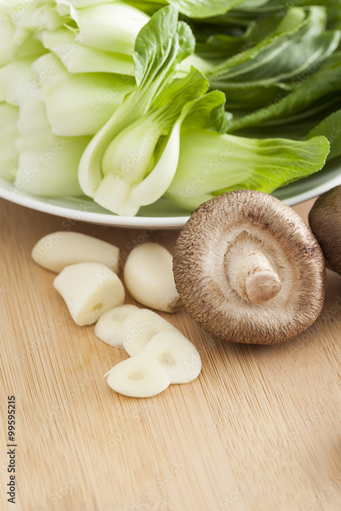 白菜和蘑菇