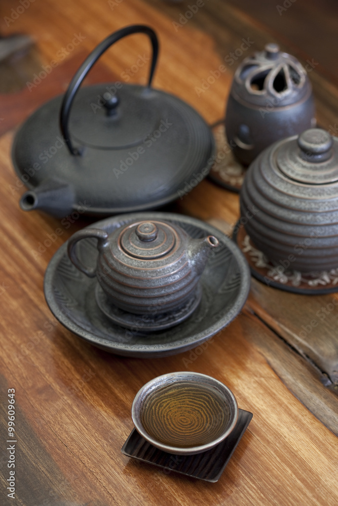 Traditional Chinese tea set