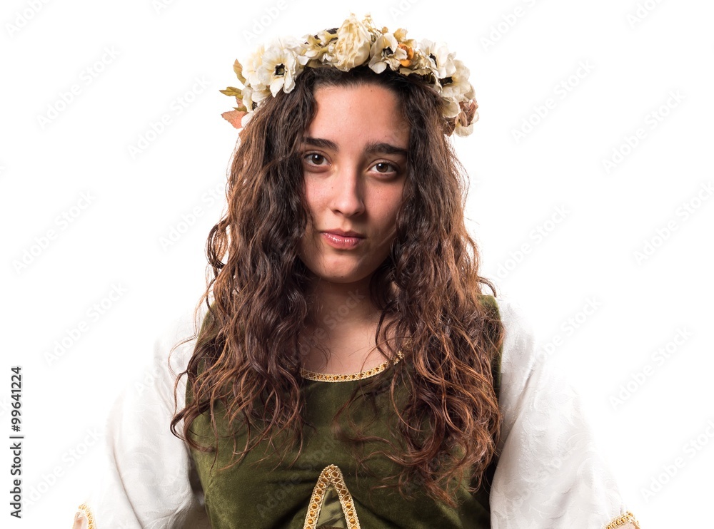 年轻的中世纪公主
