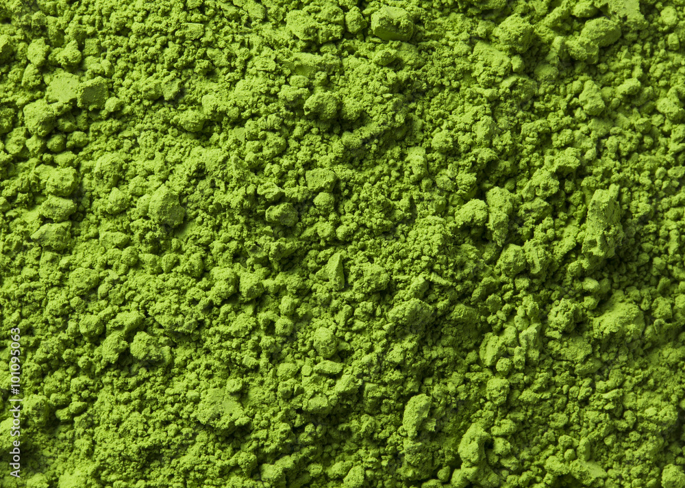 绿色粉末表面近距离微距拍摄的背景