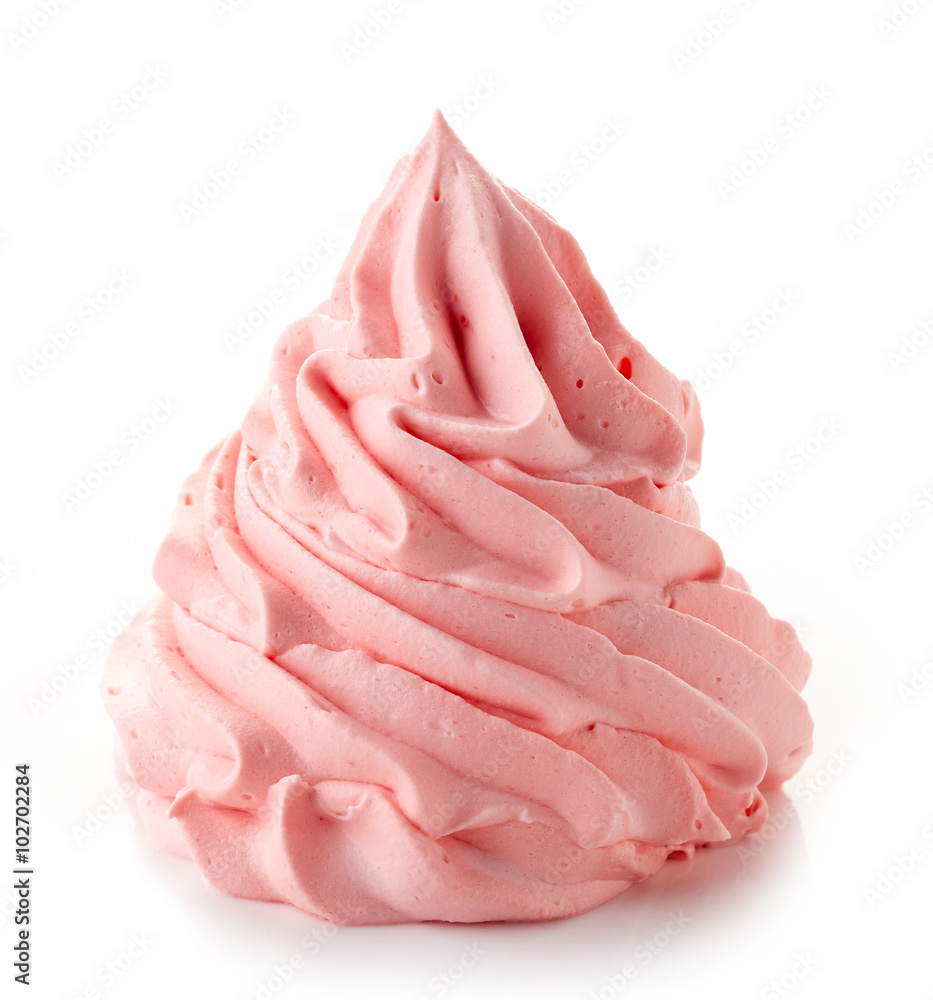 pink whipped cream