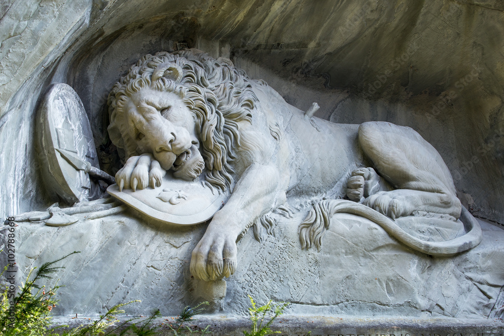 Löwendenkmal Der sterbende Löwe von Luzern