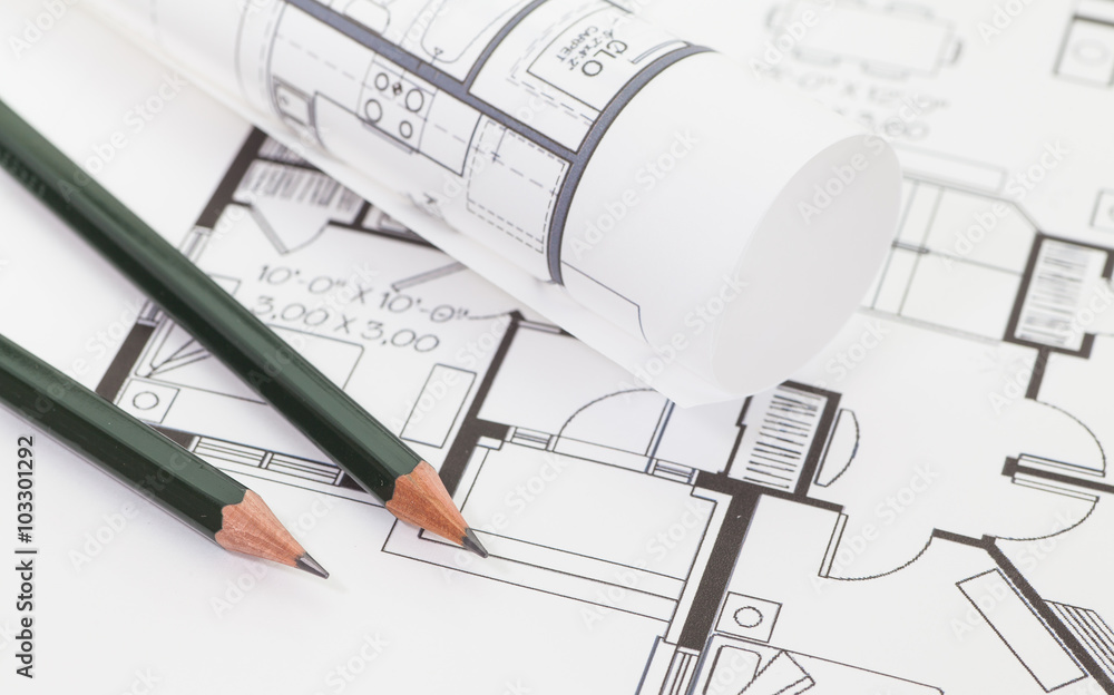 建筑师名册和平面图、建筑平面图、技术项目图纸。
