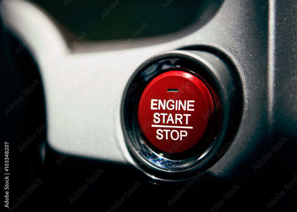 发动机启动按钮
