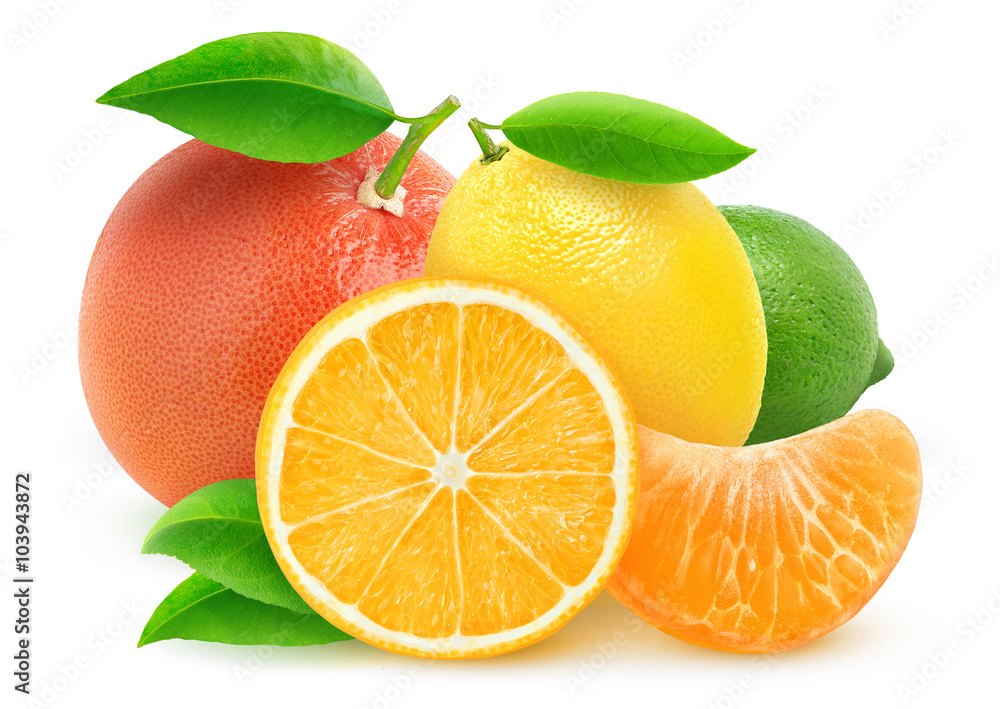 隔离柑橘类水果