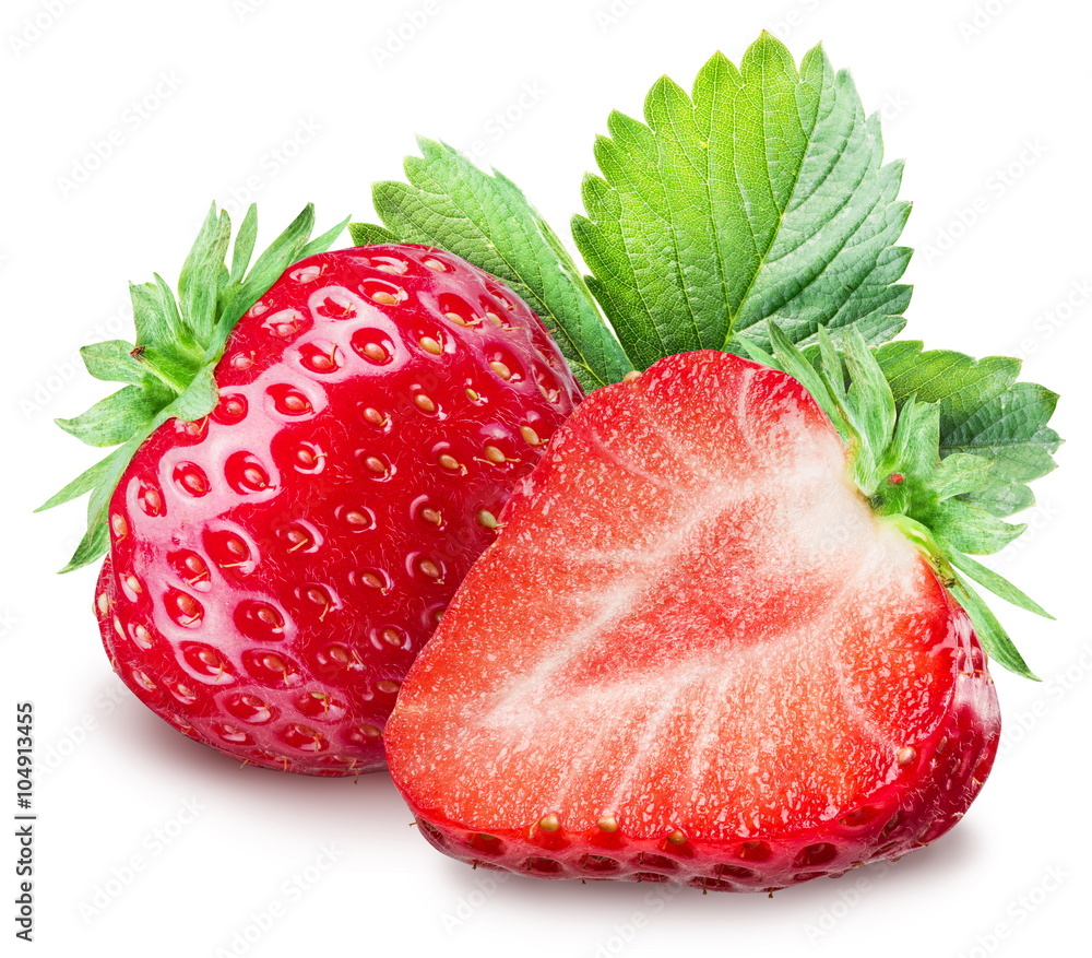 白底草莓。