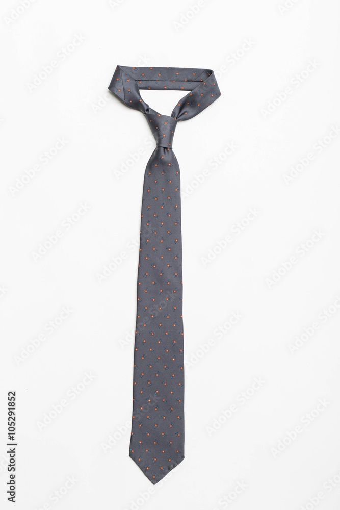 Isolated fashion tie