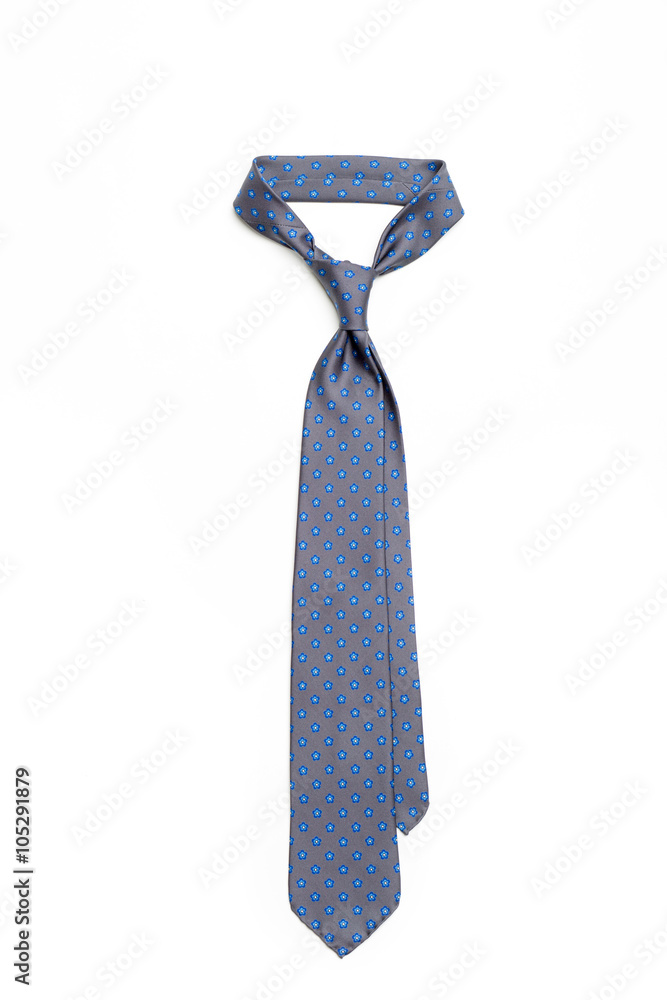 独立手工灰色领带