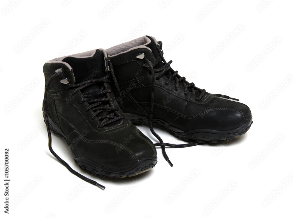 Black mans boots