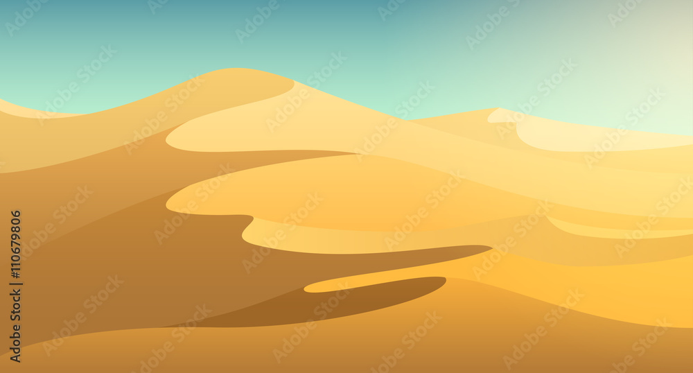沙漠沙丘背景