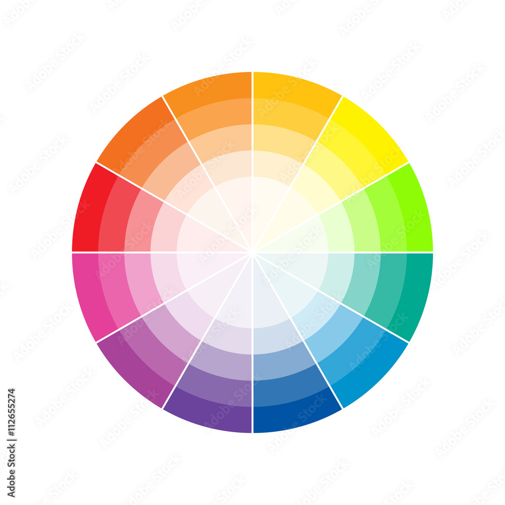 Color circle illustration