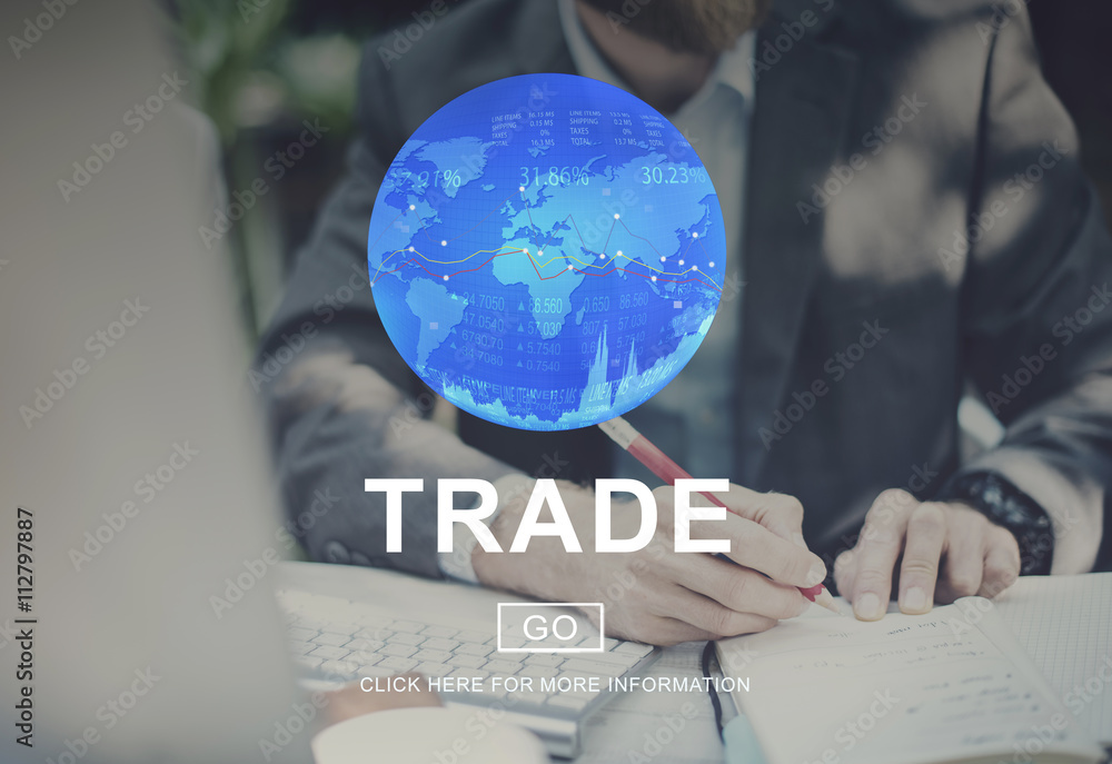 贸易易物交换商业交换商品概念