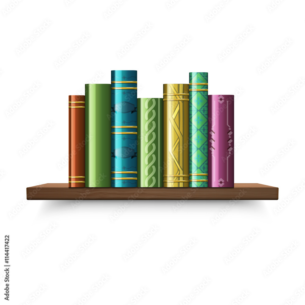 Stack of multi colored books