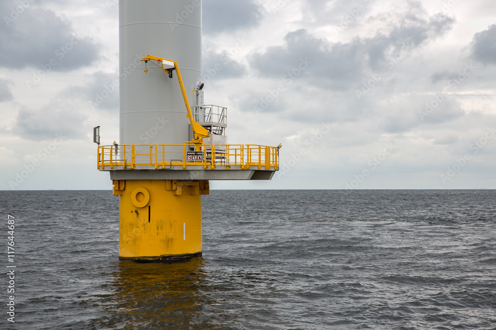 荷兰海上风机基础