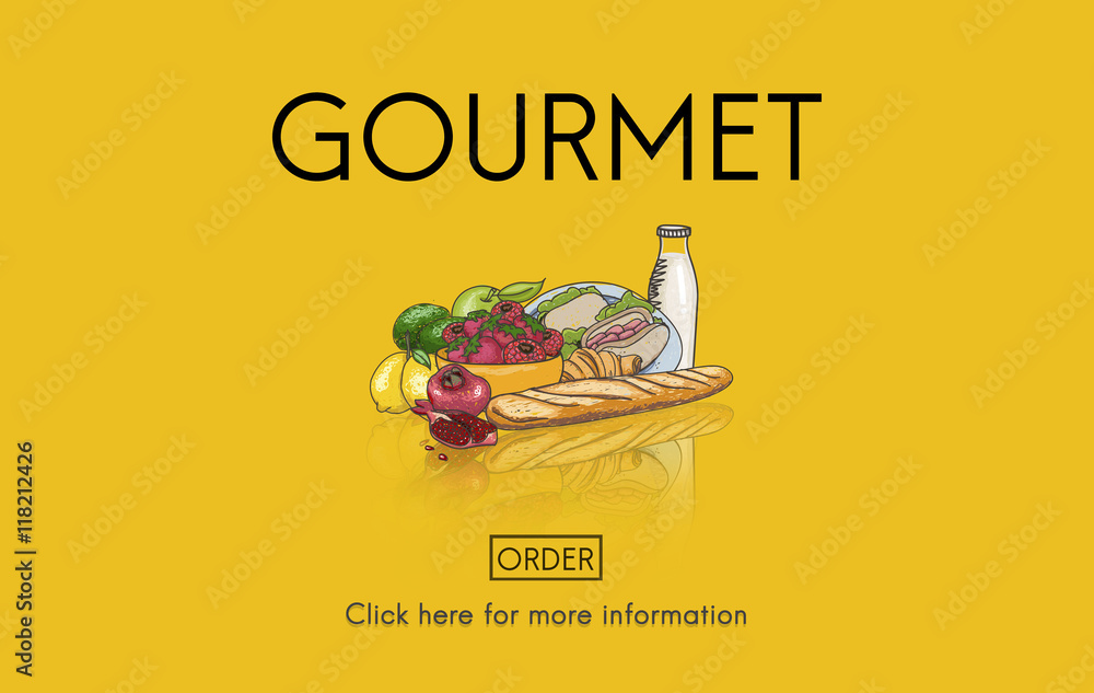 Gourmet Catering Cuisine Food Fresh Healthy Meal Concept