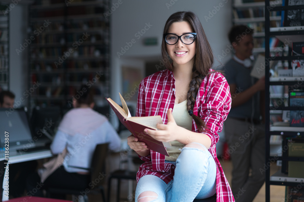Woman in classroom