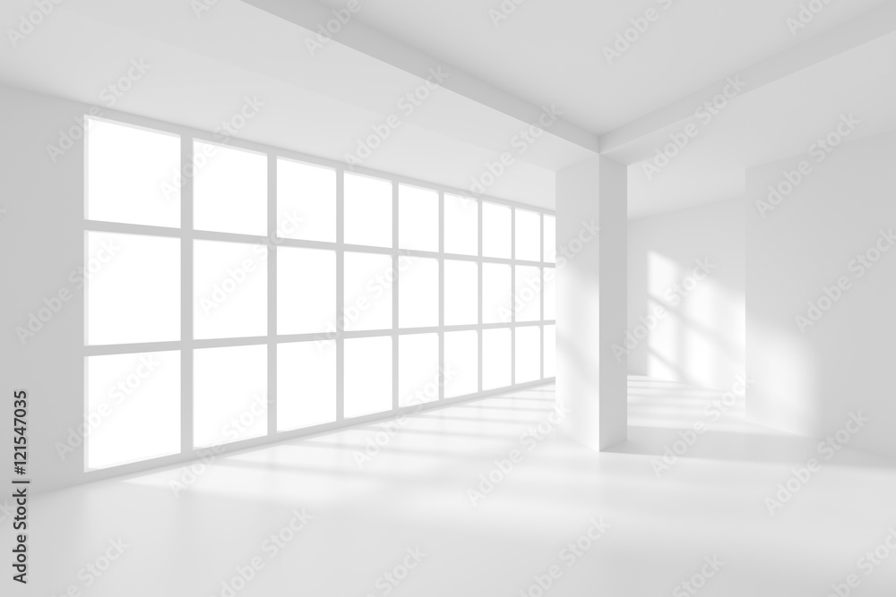 白色空房间