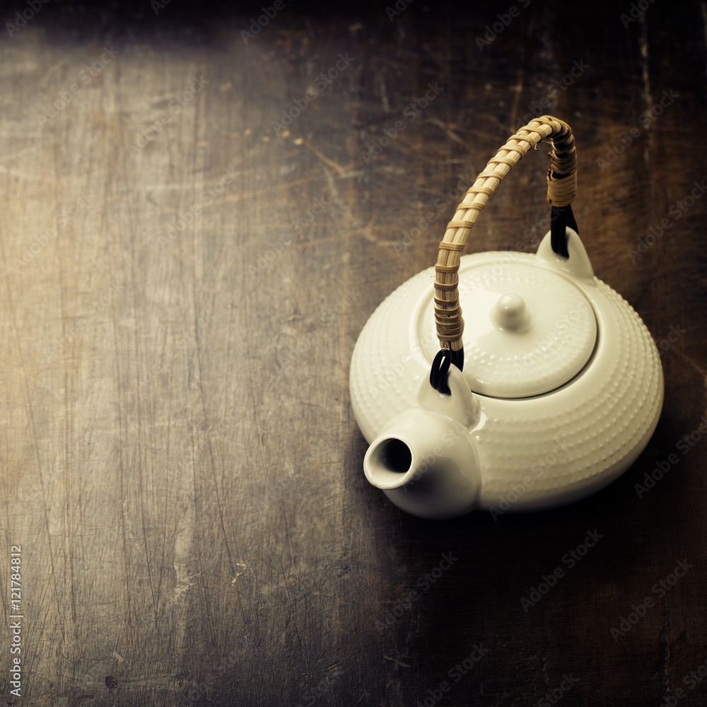 东方传统茶壶形象