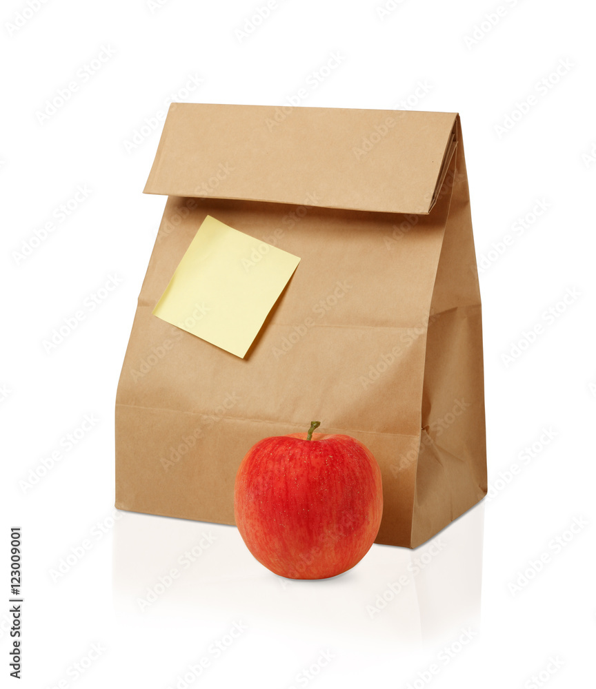 茶色の紙袋/ランチボックス