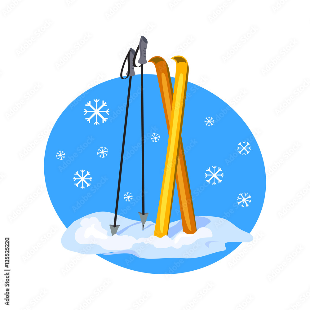 冬季滑雪偶像