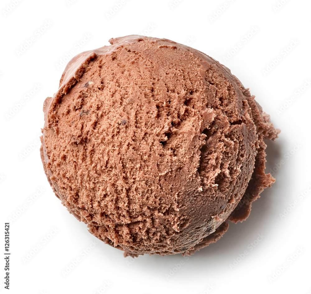 巧克力冰淇淋球