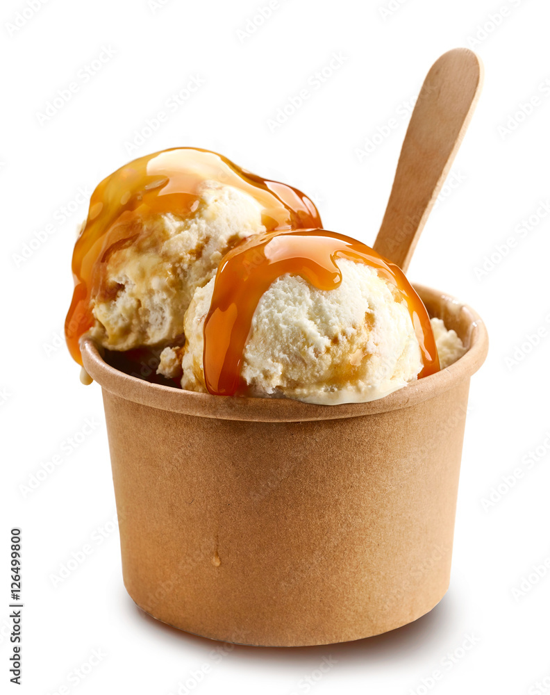 焦糖冰淇淋