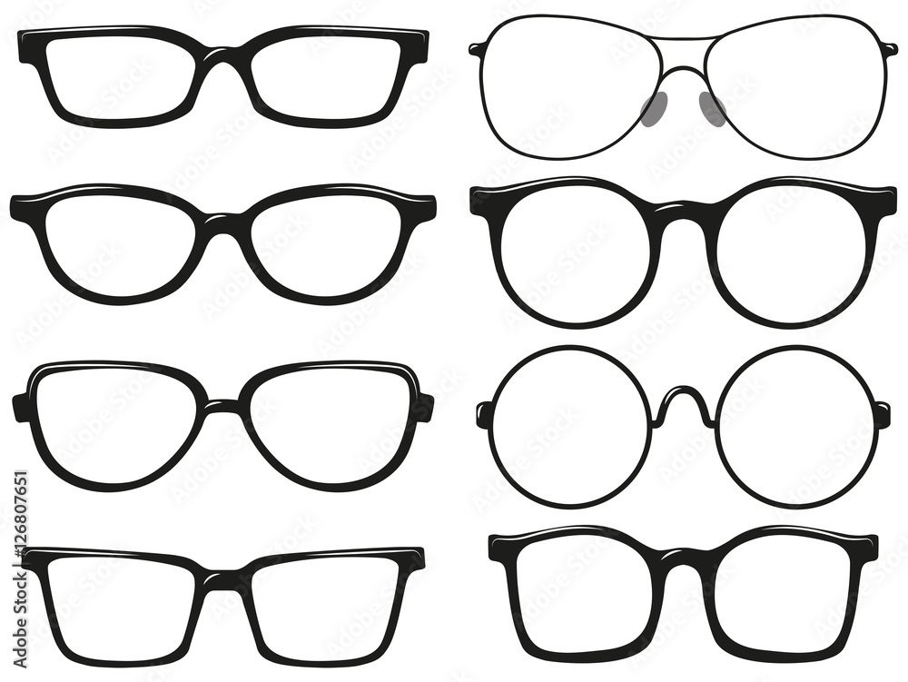 眼镜架的不同设计