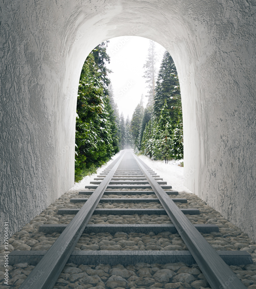 景观铁路隧道