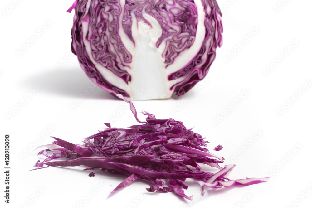 Sliced and Diced Purple Cabbage