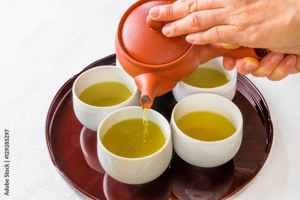 日本茶セット　 Image of the Japanese green tea