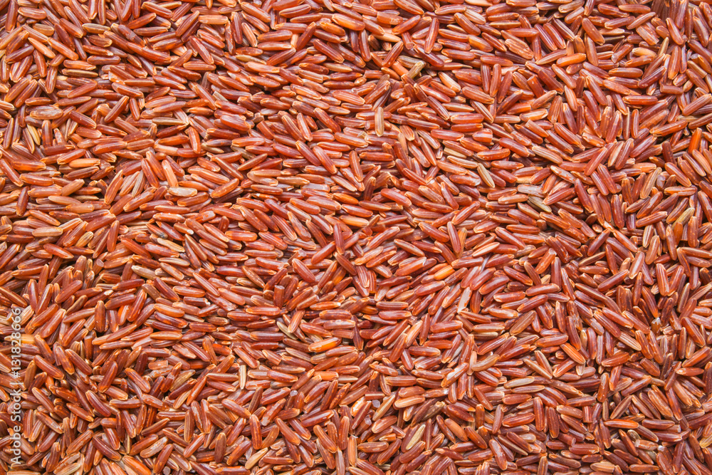 red rice background, backdrop or texture