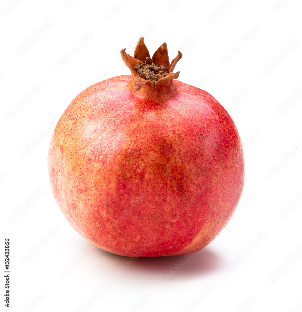 Pomegranate isolated on white background. Fruit.