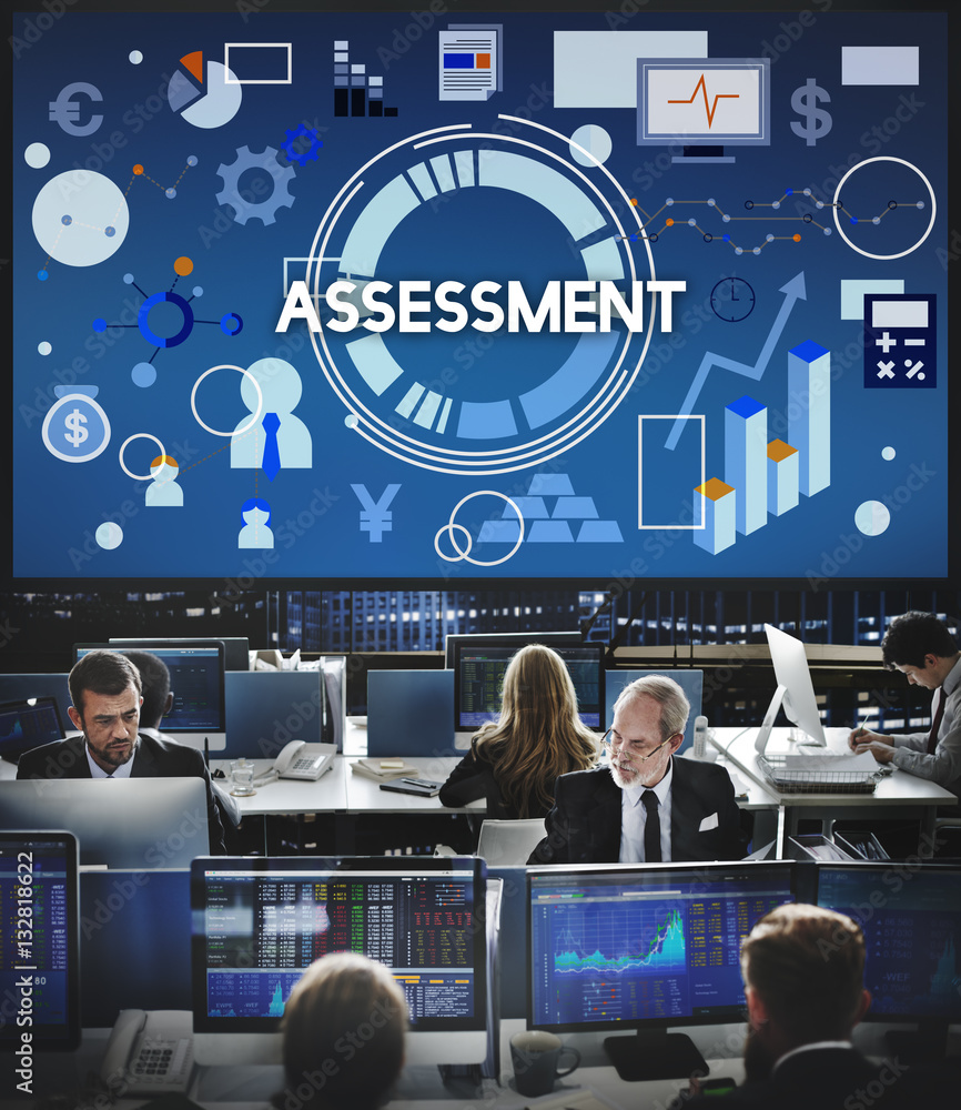 Assessment Evaluation Analysis Management Report Concept