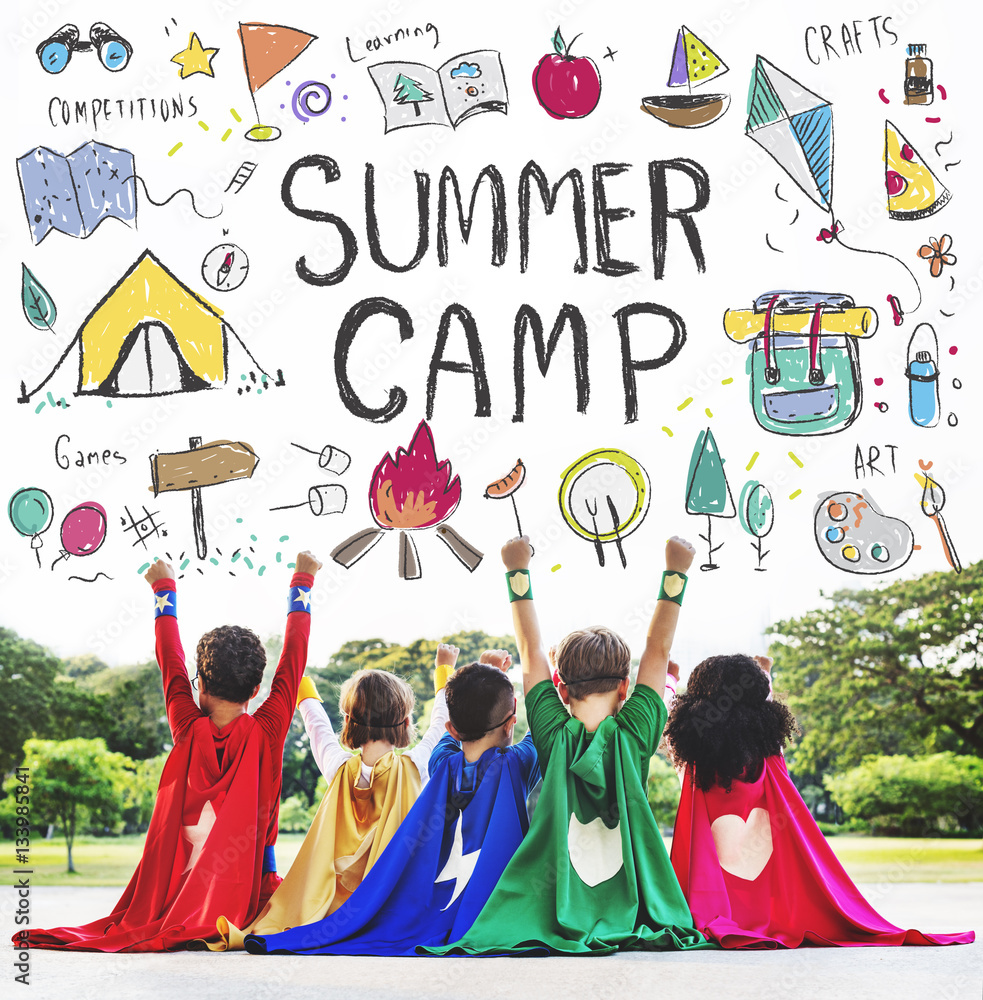 Summer Camp Adventure Exploration Enjoyment Concept
