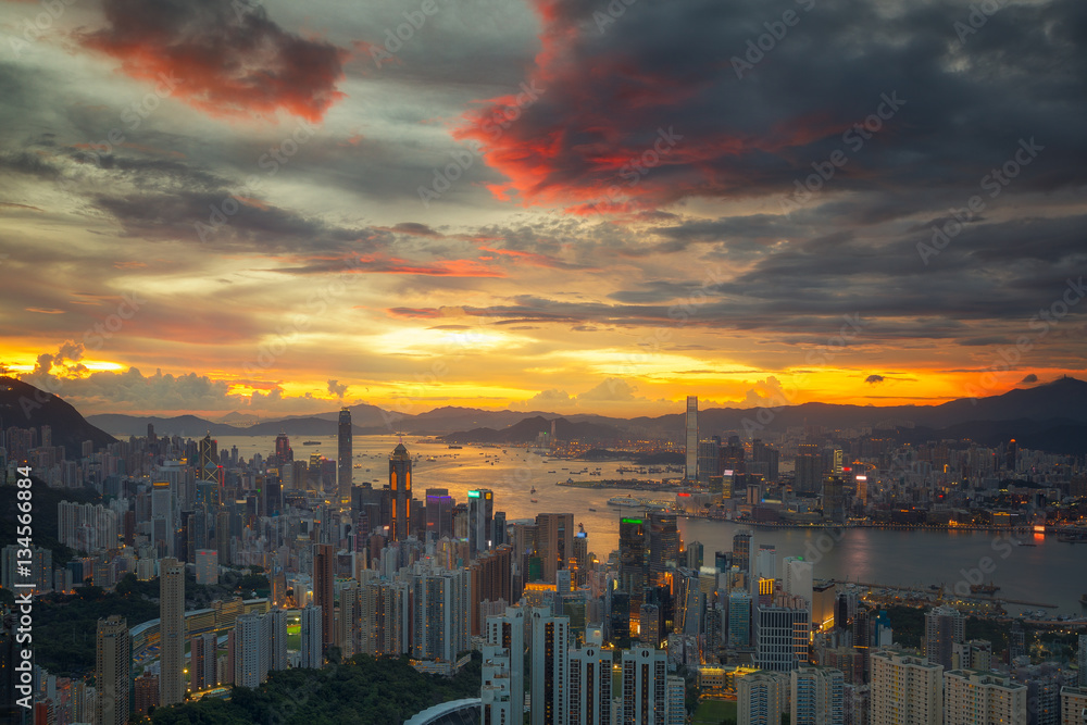 香港九龙城市风貌
