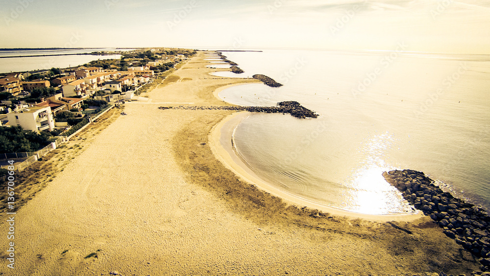 Aerial View Of A Beach