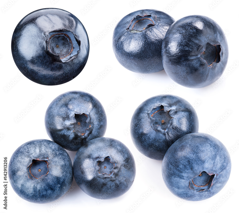 成熟蓝莓隔离