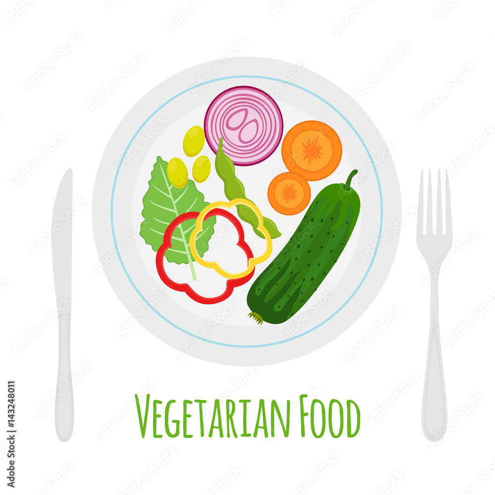 新鲜蔬菜——白菜、茄子、胡萝卜、黄瓜、洋葱、甜椒。