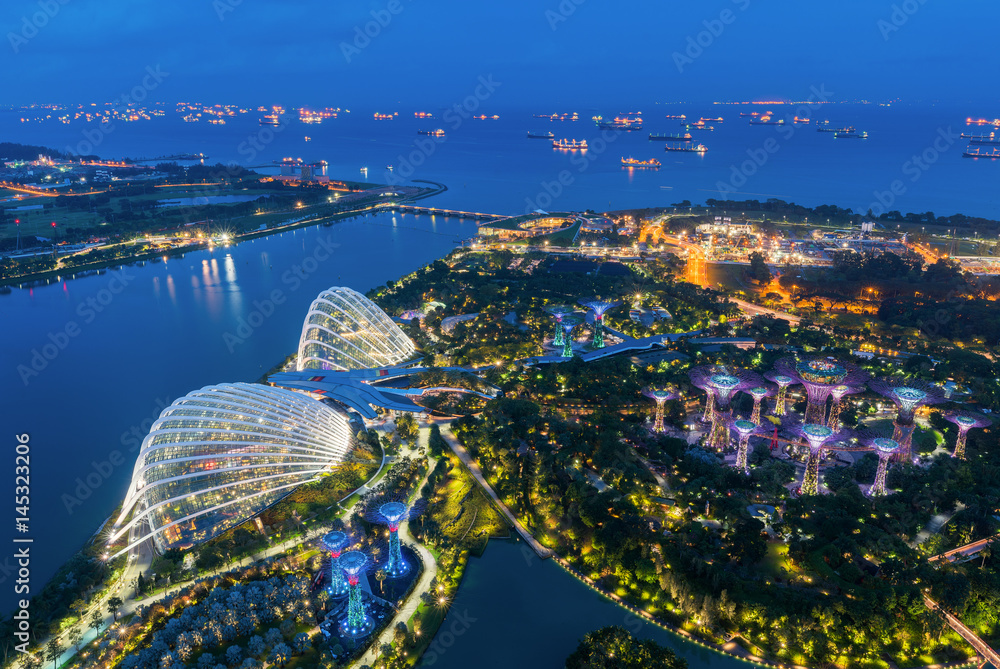 新加坡港口景观