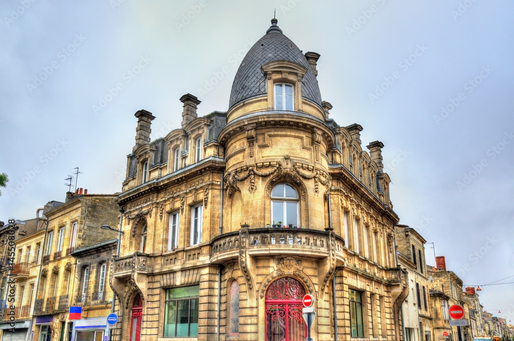 法国波尔多历史中心的建筑
