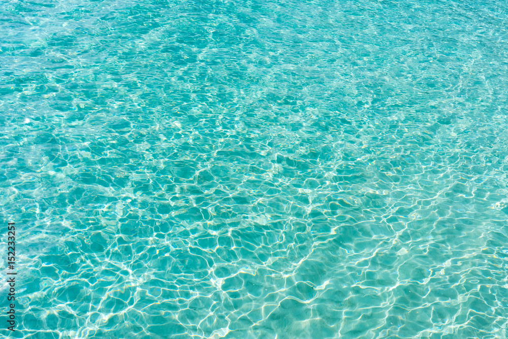 蓝色海水透明的海洋