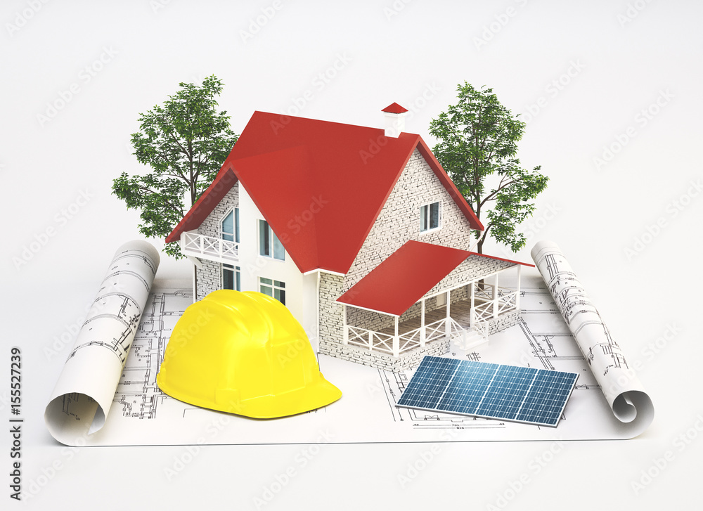 Progetti casa nuova eco-sostenibile con pannelli solari