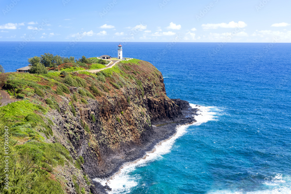 Kilauea lighthouse on Hawaii