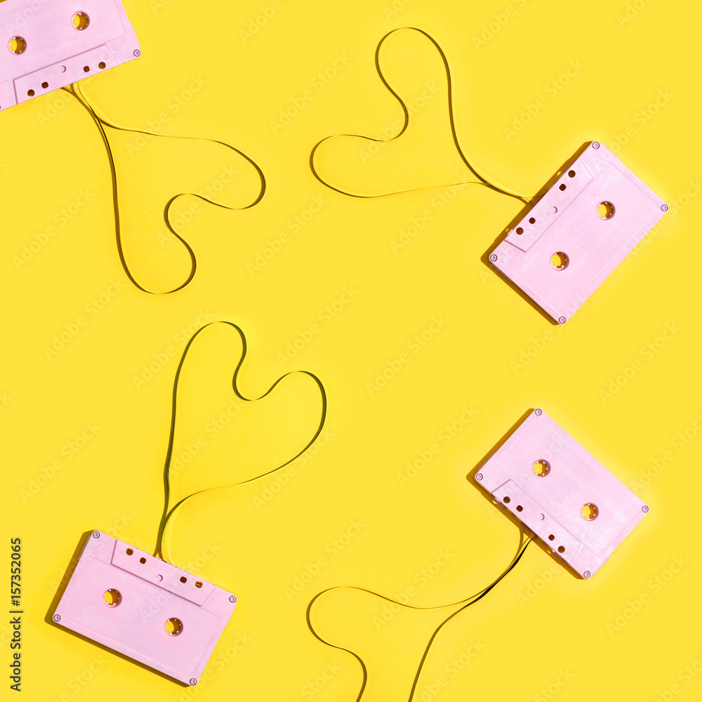 粉色盒式磁带系列
