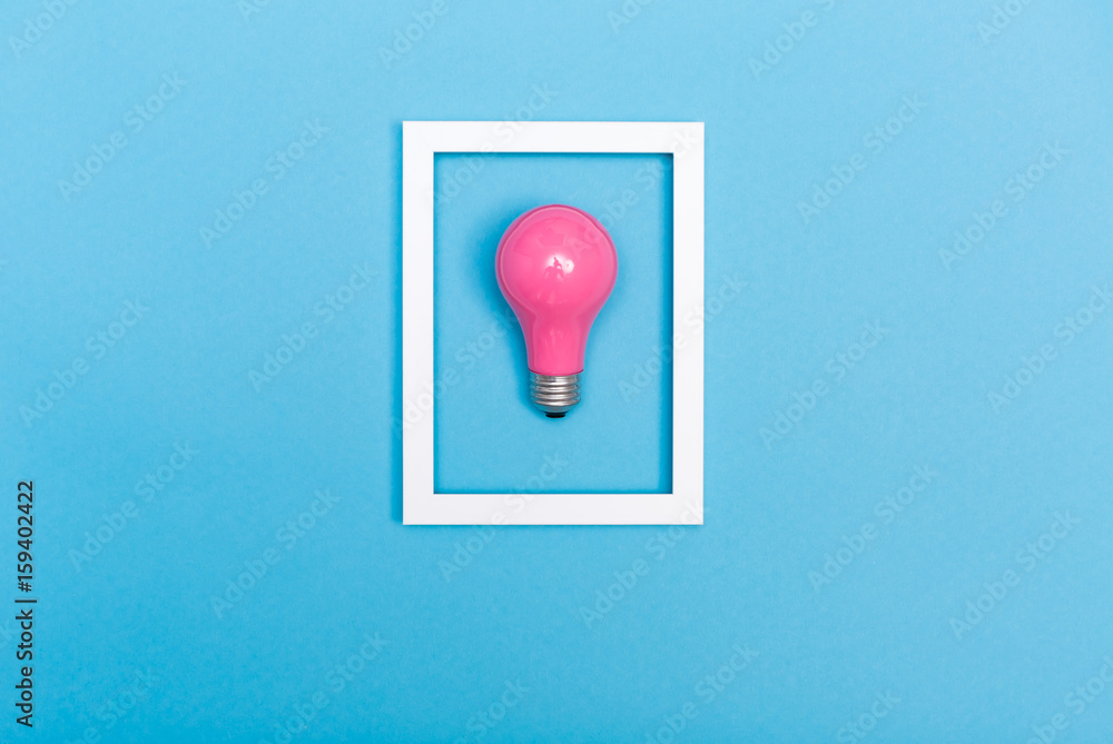 Colored light bulb